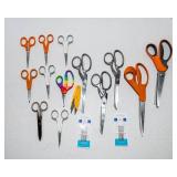 Assorted Sewing Scissors & Needles