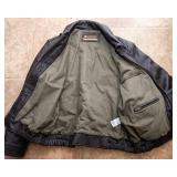 Title: Columbia Dark Brown Leather Jacket – XL