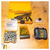 Large Lot of DeWalt Driver Bits