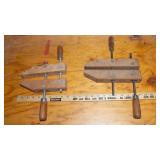 Large Lot of Vintage Adjustable Wood Clamps