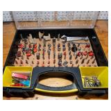 Assorted Router Bits in Stanley Case
