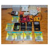 Assorted Electrical Items – Batteries, Plugs & Multimeters