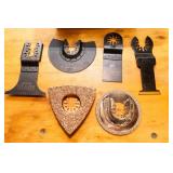 Large Lot of Oscillating Multi-Tool Blades – Assorted Types