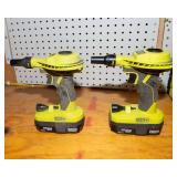 Ryobi Cordless Power Inflators – Set of 2 with Batteries & Bag