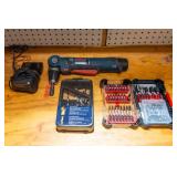 Bosch PS11 Cordless Right Angle Drill with Bits, Battery & Charger