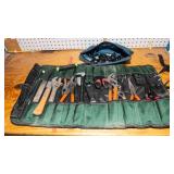 Tool Roll with Assorted Tools