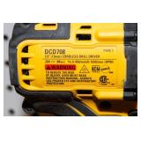 DeWalt DCD708 Cordless Drill Driver with Battery, Charger & Bag