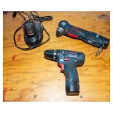 Bosch Drill & Right Angle Drill/Driver Set with Batteries & Charger