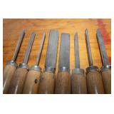 Assorted Chisels & Wood Carving Tools