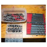 Large Wood-Boring Auger Bits Collection