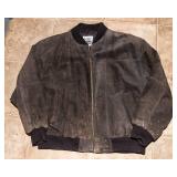 Basic Editions Suede Leather Jacket – Size XL