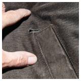 Basic Editions Suede Leather Jacket – Size XL
