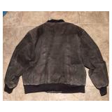 Basic Editions Suede Leather Jacket – Size XL