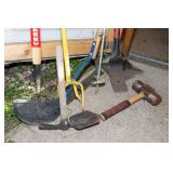 Assorted Yard Tools Collection