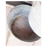 Galvanized Metal Wash Tubs (Lot of 3)