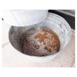 Galvanized Metal Wash Tubs (Lot of 3)