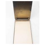 Vintage Brass Writing Pad Holder Signed C.C. Adams