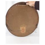 Round Wooden Wall Mirror