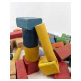 Wooden Alphabet Blocks Mixed Lot