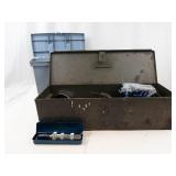 Vintage Tool Chest With Assorted Tools & Saw Blades