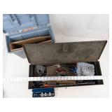 Vintage Tool Chest With Assorted Tools & Saw Blades