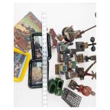 Railroad Souvenir Miniatures, Trays & Coloring Book Mixed Lot
