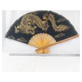 Large Asian Folding Fans (Lot of 2)
