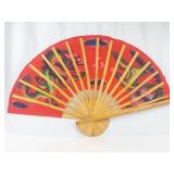 Large Asian Folding Fans (Lot of 2)