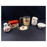 Halls Autumn Leaf Kitchenware Mixed Lot