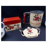 Halls Autumn Leaf Kitchenware Mixed Lot