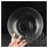 Clear Glass Serving Bowls & Sherbet Cups Set