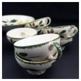 Vintage Blue Ridge Pottery Green Briar Dinnerware Set