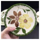 Vintage Blue Ridge Pottery Green Briar Dinnerware Set