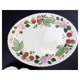 Vintage Blue Ridge Southern Pottery Relish Dish & Platter (Lot of 2)