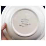Vintage Blue Ridge Southern Potteries Yellow Nocturne Dinnerware Set (Lot of 15)