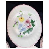 Vintage Blue Ridge Southern Pottery Floral Plates