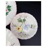 Vintage Blue Ridge Southern Pottery Floral Plates