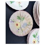 Vintage Blue Ridge Southern Pottery Floral Plates
