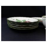 Blue Ridge Wild Strawberry Hand-Painted Dish Set Mixed Lot