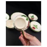 Blue Ridge Wild Strawberry Hand-Painted Dish Set Mixed Lot