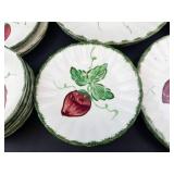 Blue Ridge Wild Strawberry Hand-Painted Dish Set Mixed Lot