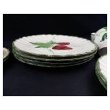 Blue Ridge Wild Strawberry Hand-Painted Dish Set Mixed Lot