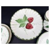 Blue Ridge Wild Strawberry Hand-Painted Dish Set Mixed Lot