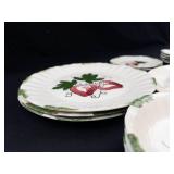 Vintage Blue Ridge Southern Potteries Strawberry Sundae Dishes (Lot of 8)