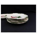 Vintage Blue Ridge Southern Potteries Strawberry Sundae Dishes (Lot of 8)
