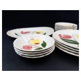 Blue Ridge Floral Dinnerware Mixed Set (20 Pieces)