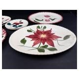 Blue Ridge Hand Painted Floral Plates (Lot of 8)