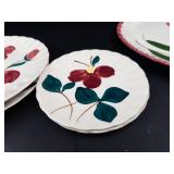 Blue Ridge Hand Painted Floral Plates (Lot of 8)