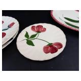 Blue Ridge Hand Painted Floral Plates (Lot of 8)