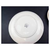Blue Ridge Hand Painted Floral Plates (Lot of 8)